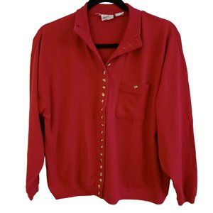 Air Express top, red, size L,  women